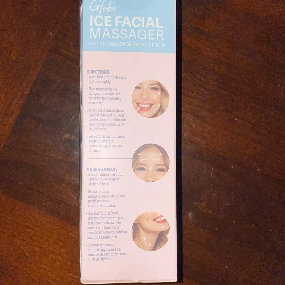 globe ice facial massager, new in box